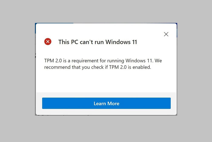 رفع ارور This PC Can't Run Windows 11 هنگام نصب ویندوز 11