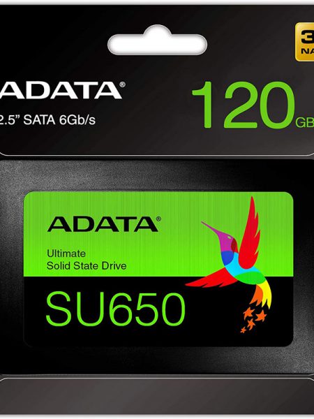 حافظه اس اس دی ای دیتا ADATA SU650 SSD 120GB ظرفیت 120 گیگابایت