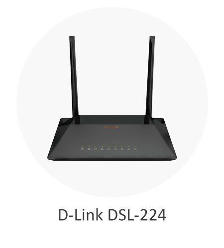 مودم ADSL/VDSL دی لینک 224 مدل D-Link DSL-224