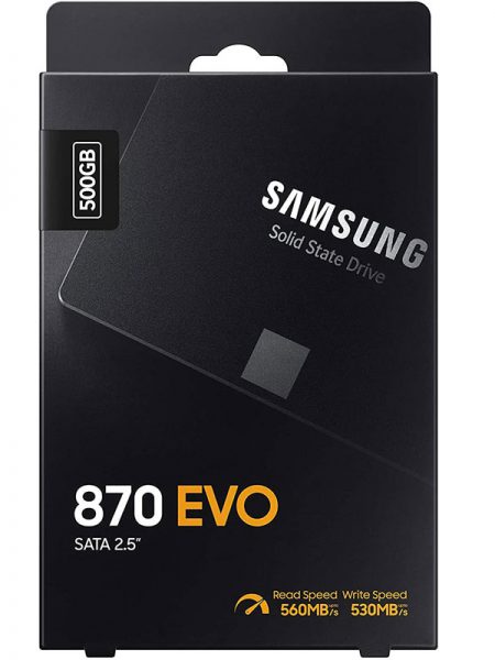 حافظه اس اس دی سامسونگ SAMSUNG EVO 870 500GB ظرفیت 500 گیگابایت