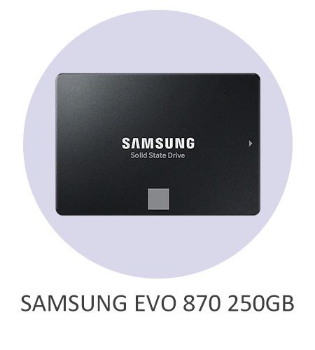 حافظه اس اس دی سامسونگ Samsung EVO 870 250GB ظرفیت 250 گیگابایت