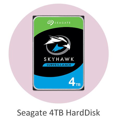 هارد دیسک اینترنال سیگیت Seagate SkyHawk 4TB با ظرفیت 4 ترابایت