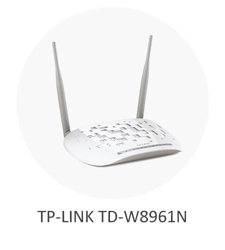 مودم اینترنت ADSL تی پی لینک مدل TP LINK TD-W8961N