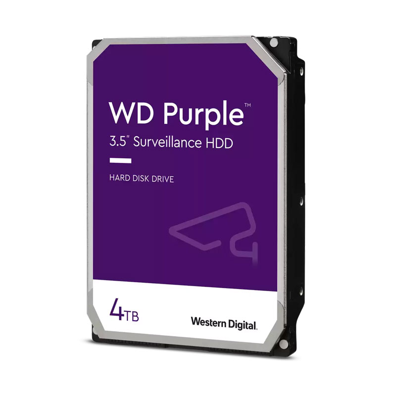 هارد دیسک وسترن دیجیتال بنفش WD Purple 4TB با ظرفیت 4 ترابایت