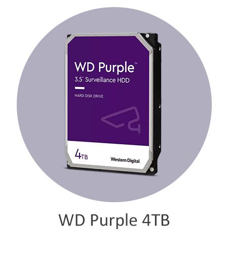 هارد دیسک وسترن دیجیتال بنفش WD Purple 4TB با ظرفیت 4 ترابایت