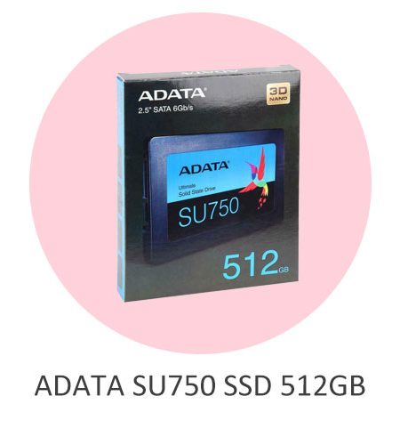 حافظه اس اس دی اینترنال ای دیتا ADATA SU750 SSD 512GB ظرفیت 512 گیگابایت
