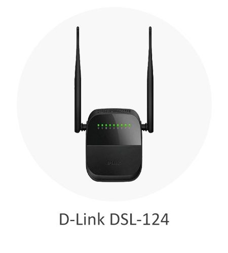 مودم اینترنت ADSL دی لینک مدل D-Link DSL-124