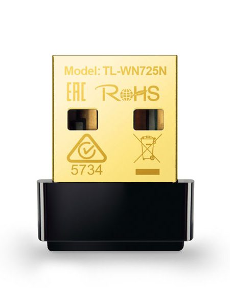 کارت شبکه وایرلس USB تی پی لینک مدل TP-Link Nano TL-WN725N