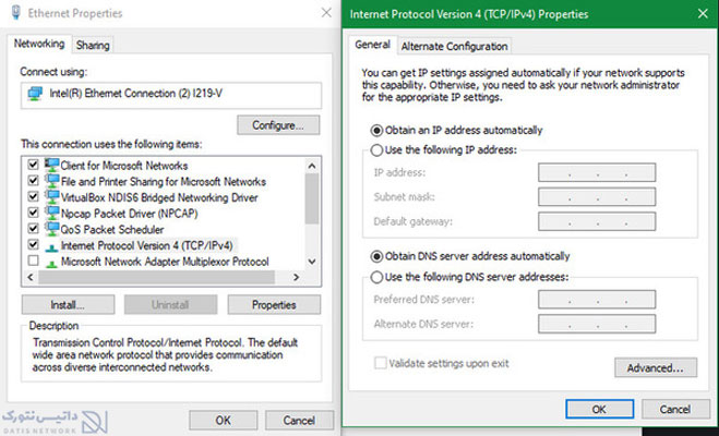 آموزش حل مشکل Windows has detected an IP address conflict در ویندوز