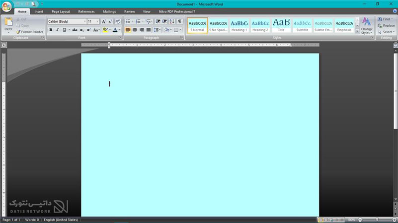 آموزش تغییر رنگ صفحه در ورد - نحوه تنظیم رنگ پس زمینه در Word