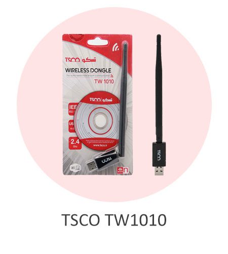 کارت شبکه بی‌ سیم USB تسکو مدل TSCO TW1010