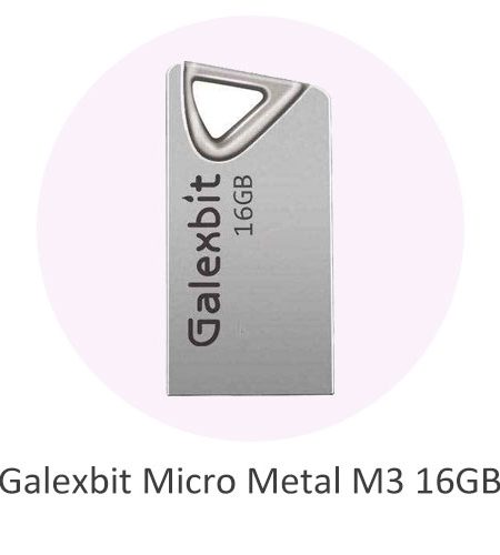 فلش 16 گیگ گلکس بیت مدل Galexbit Micro Metal M3 16GB