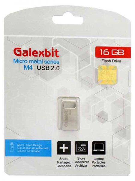 فلش 16 گیگ گلکس بیت مدل Galexbit Micro Metal M4 16GB