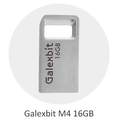 فلش 16 گیگ گلکس بیت مدل Galexbit Micro Metal M4 16GB