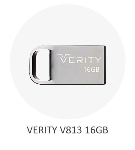 فلش مموری وریتی مدل VERITY V813 16GB ظرفیت 16 گیگابایت