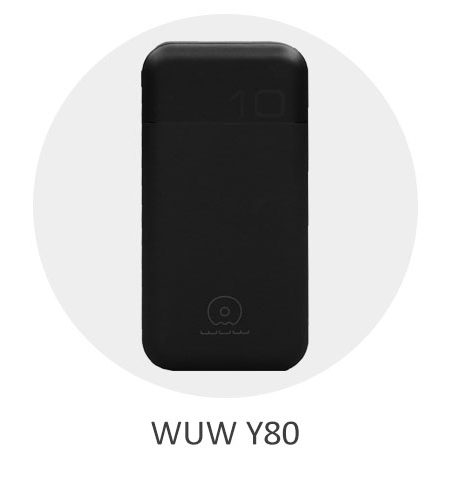 پاور بانک دبلیو یو دبلیو مدل WUW Y80 با ظرفیت 10000 میلی آمپر ساعت