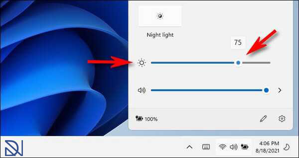 آموزش تنظیم روشنایی صفحه در ویندوز 11 و 10 و 8 و 7