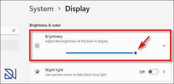 آموزش تنظیمات روشنایی تصویر در Windows