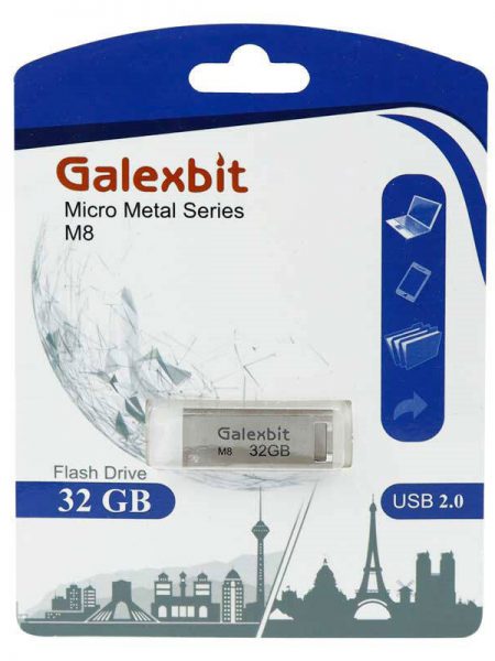 فلش مموری 32 گیگ گلکس بیت مدل Galexbit Micro Metal M8 32GB
