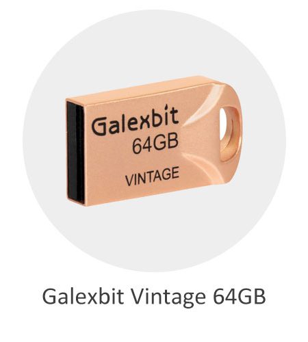 فلش مموری 64 گیگ گلکس بیت مدل Galexbit Vintage 64GB