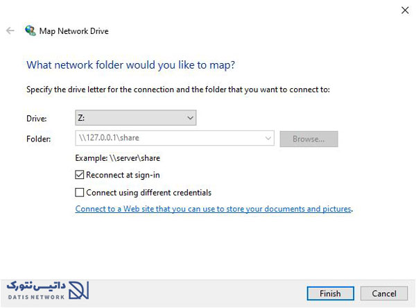 آموزش ساخت Map Network Drive در ویندوز 11 و 10 و 8 و 7