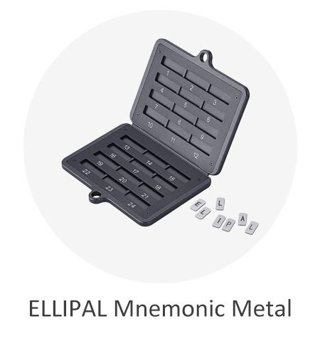 محافظ فلزی عبارات بازیابی الیپال Ellipal Mnemonics Metal