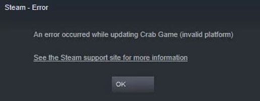 آموزش رفع مشکلات بازی Crab Game