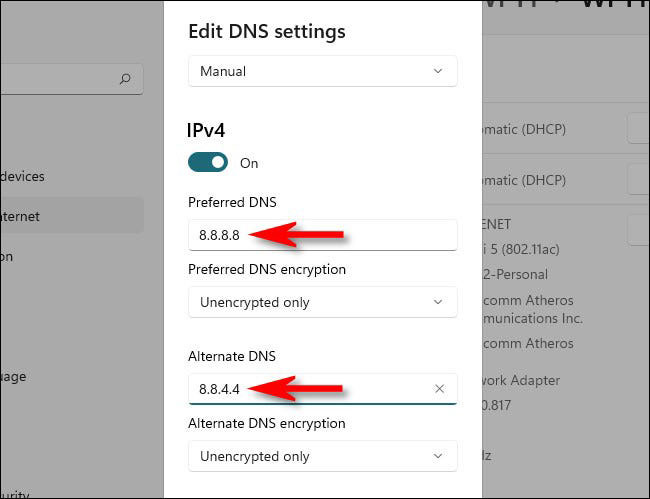 چگونه DNS Server را در ویندوز 11 تغییر دهیم؟