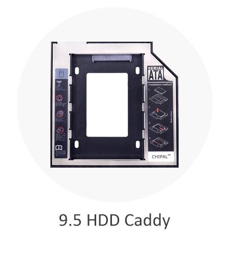براکت کدی هارد اینترنال 9.5 HDD Caddy برای لپ تاپ
