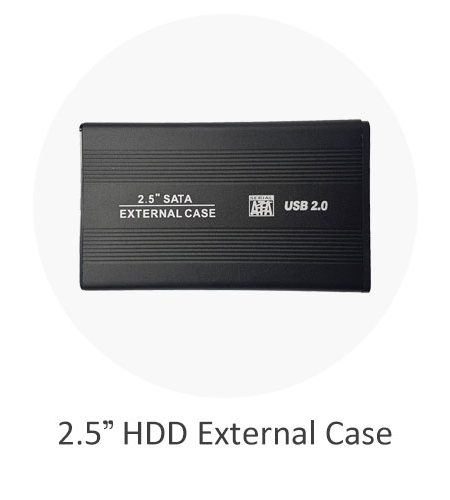 باکس هارد اکسترنال 2.5 اینچ فلزی USB 2.0