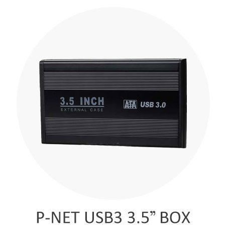 باکس هارد اکسترنال 3.5 اینچ پی نت P-NET USB3