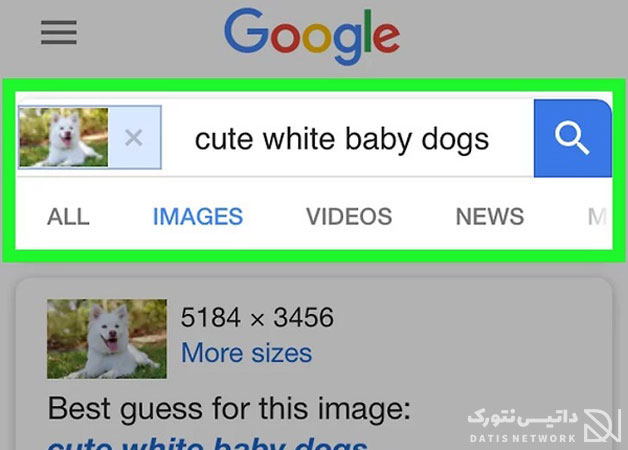 آموزش جستجو عکس در گوگل