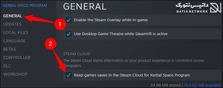 آموزش دریافت فایل ذخیره بازی ها از Steam Cloud