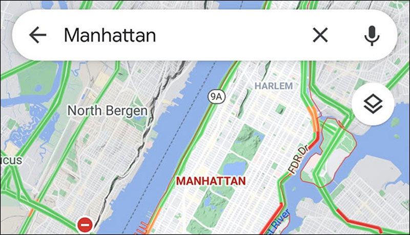 آموزش مشاهده خطوط خلوت و شلوغ در Google Maps