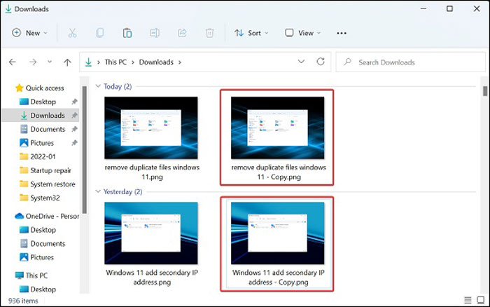 آموزش تشخیص و حذف فایل های تکراری در ویندوز 11 و 10 و 8 و 7