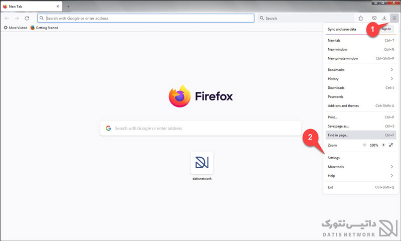آموزش مسدود سازی ردیاب های اینترنتی در فایرفاکس