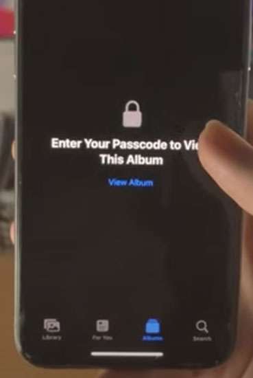 آموزش قفل یا پسورد گذاری روی گالری در iPhone