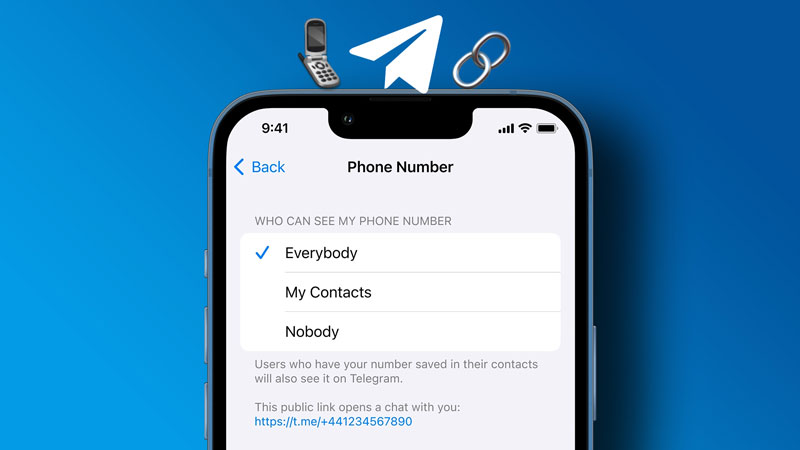 آموزش ساخت لینک برای شماره تماس در تلگرام (Telegram)