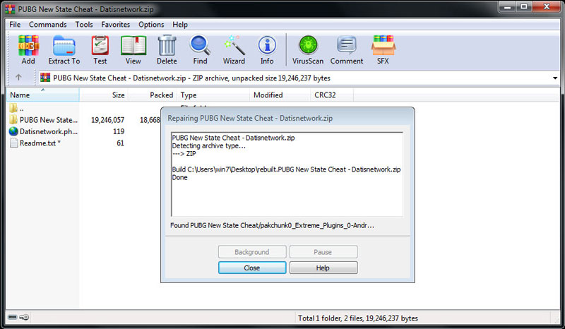 آموزش تعمیر فایل فشرده خراب با استفاده از برنامه WinRAR (وین‌رار)