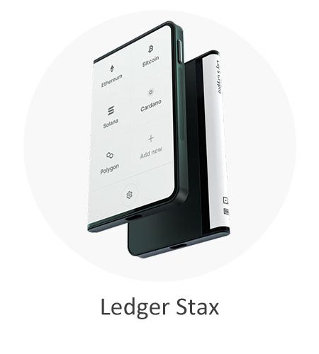 کیف پول سخت افزاری لجر استکس (Ledger Stax)