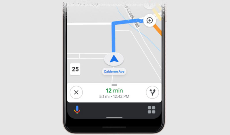آموزش فعال سازی حالت رانندگی در گوگل مپ